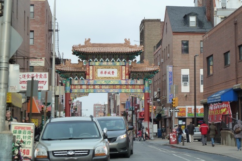 Entrance to Chinatown, so festive!